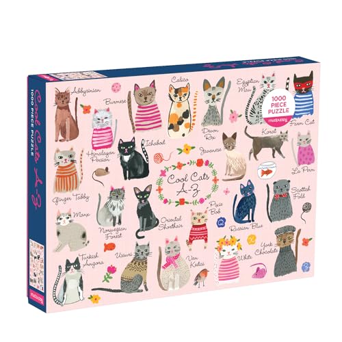 Cool Cats A-Z 1000 Piece Puzzle Cool Cats A-Z 1000 Piece Puzzle
