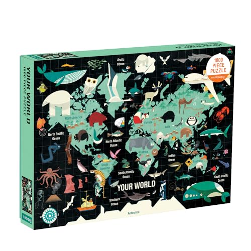 Map of The World 1000pc Family Puzzle