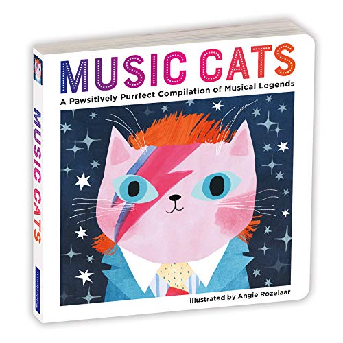 Music Cats Board Book: A Pawsitively Purrfect Compilation of Musical Legends von Galison
