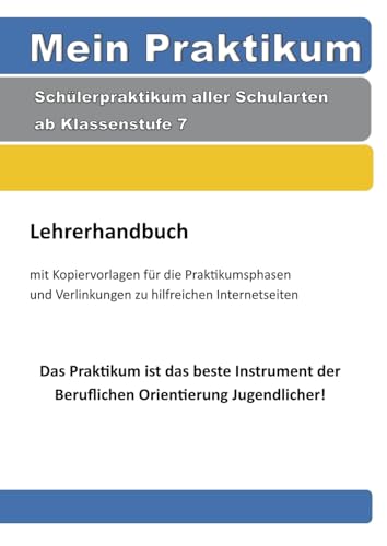Mein Praktikum: Lehrerhandbuch von Books on Demand