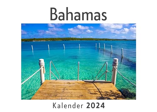 Bahamas (Wandkalender 2024, Kalender DIN A4 quer, Monatskalender im Querformat mit Kalendarium, Das perfekte Geschenk)