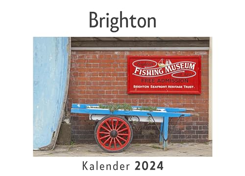 Brighton (Wandkalender 2024, Kalender DIN A4 quer, Monatskalender im Querformat mit Kalendarium, Das perfekte Geschenk)
