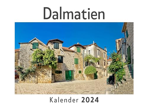 Dalmatien (Wandkalender 2024, Kalender DIN A4 quer, Monatskalender im Querformat mit Kalendarium, Das perfekte Geschenk)