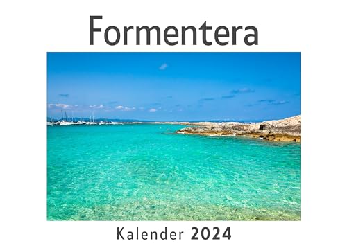 Formentera (Wandkalender 2024, Kalender DIN A4 quer, Monatskalender im Querformat mit Kalendarium, Das perfekte Geschenk)