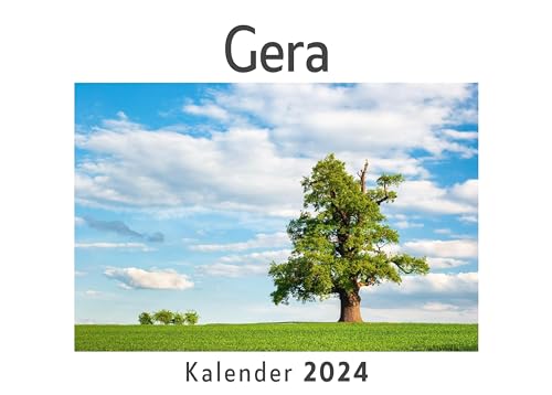 Gera (Wandkalender 2024, Kalender DIN A4 quer, Monatskalender im Querformat mit Kalendarium, Das perfekte Geschenk)