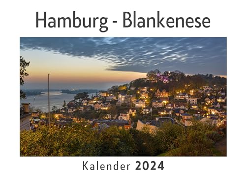 Hamburg - Blankenese (Wandkalender 2024, Kalender DIN A4 quer, Monatskalender im Querformat mit Kalendarium, Das perfekte Geschenk)