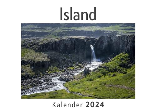Island (Wandkalender 2024, Kalender DIN A4 quer, Monatskalender im Querformat mit Kalendarium, Das perfekte Geschenk) von 27amigos