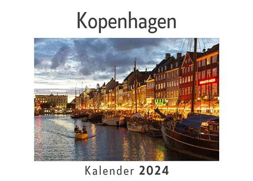 Kopenhagen (Wandkalender 2024, Kalender DIN A4 quer, Monatskalender im Querformat mit Kalendarium, Das perfekte Geschenk) von 27amigos