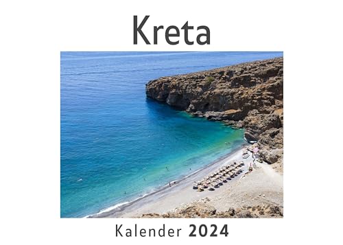 Kreta (Wandkalender 2024, Kalender DIN A4 quer, Monatskalender im Querformat mit Kalendarium, Das perfekte Geschenk)
