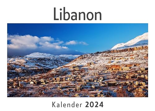 Libanon (Wandkalender 2024, Kalender DIN A4 quer, Monatskalender im Querformat mit Kalendarium, Das perfekte Geschenk)
