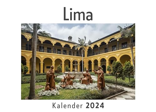 Lima (Wandkalender 2024, Kalender DIN A4 quer, Monatskalender im Querformat mit Kalendarium, Das perfekte Geschenk)