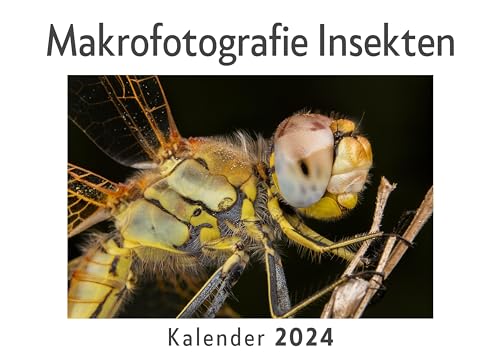 Makrofotografie Insekten (Wandkalender 2024, Kalender DIN A4 quer, Monatskalender im Querformat mit Kalendarium, Das perfekte Geschenk)