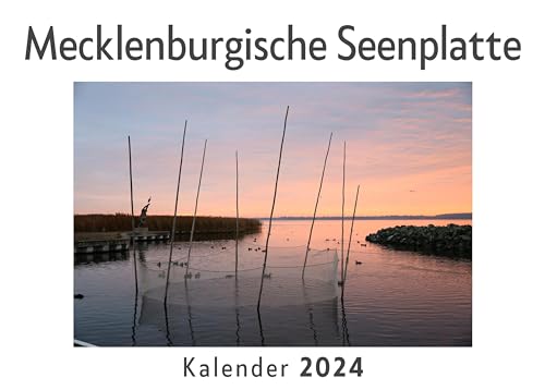 Mecklenburgische Seenplatte (Wandkalender 2024, Kalender DIN A4 quer, Monatskalender im Querformat mit Kalendarium, Das perfekte Geschenk) von 27amigos