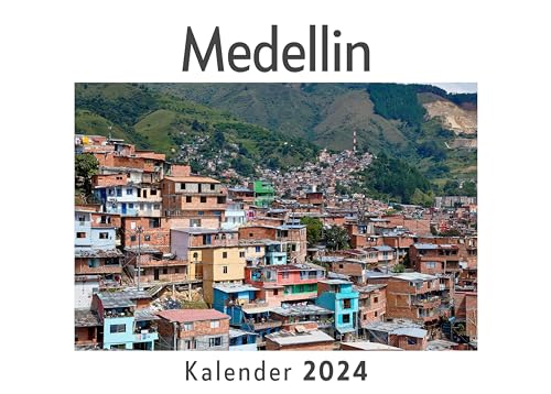 Medellin (Wandkalender 2024, Kalender DIN A4 quer, Monatskalender im Querformat mit Kalendarium, Das perfekte Geschenk)