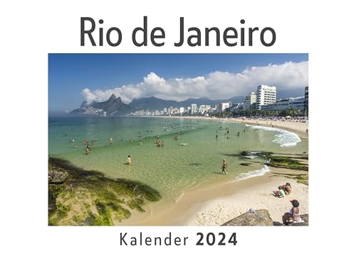 Rio de Janeiro (Wandkalender 2024, Kalender DIN A4 quer, Monatskalender im Querformat mit Kalendarium, Das perfekte Geschenk)