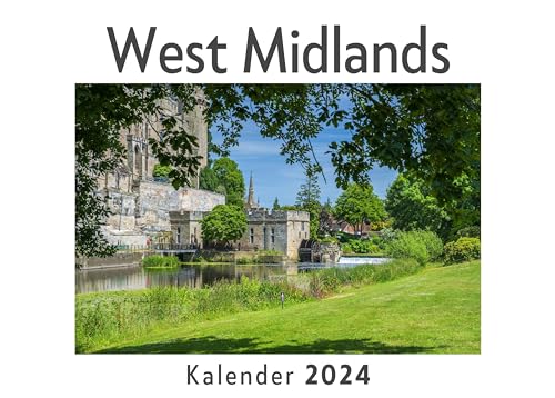 West Midlands (Wandkalender 2024, Kalender DIN A4 quer, Monatskalender im Querformat mit Kalendarium, Das perfekte Geschenk)