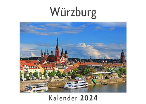 Würzburg (Wandkalender 2024, Kalender DIN A4 quer, Monatskalender im Querformat mit Kalendarium, Das perfekte Geschenk)