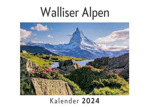 Zermatt (Wandkalender 2024, Kalender DIN A4 quer, Monatskalender im Querformat mit Kalendarium, Das perfekte Geschenk)