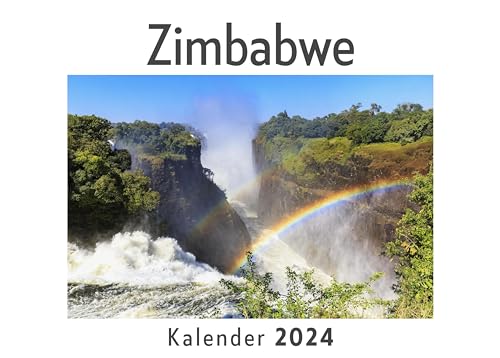 Zimbabwe (Wandkalender 2024, Kalender DIN A4 quer, Monatskalender im Querformat mit Kalendarium, Das perfekte Geschenk)