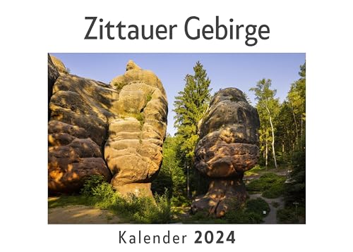 Zittauer Gebirge (Wandkalender 2024, Kalender DIN A4 quer, Monatskalender im Querformat mit Kalendarium, Das perfekte Geschenk)