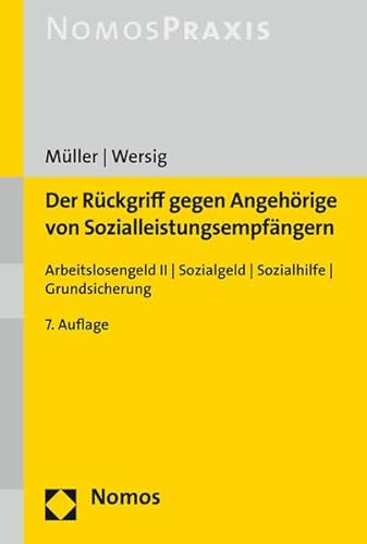 Der Rückgriff gegen Angehörige von Sozialleistungsempfängern: Arbeitslosengeld II | Sozialgeld | Sozialhilfe | Grundsicherung Der Rückgriff gegen Angehörige von Sozialleistungsempfängern: Arbeitslosengeld II | Sozialgeld | Sozialhilfe | Grundsicherung