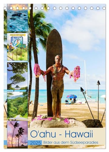 O'ahu - Hawaii, Bilder aus dem Südseeparadies (Tischkalender 2025 DIN A5 hoch), CALVENDO Monatskalender von CALVENDO