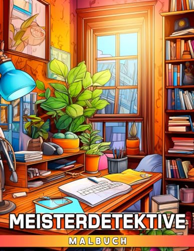 Meisterdetektive Malbuch: Ein fesselndes Ausmalbuch für angehende junge Detektive - Löse, male aus und untersuche
