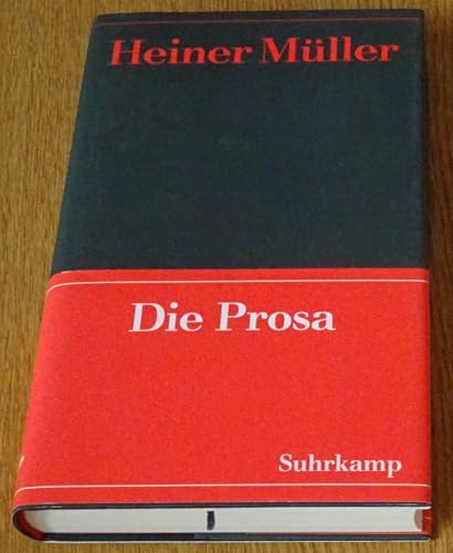 Werke, Ln, Bd.2, Die Prosa: Werke 2: Die Prosa Werke, Ln, Bd.2, Die Prosa: Werke 2: Die Prosa von Suhrkamp Verlag