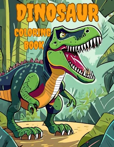The Dinosaur coloring book for kids