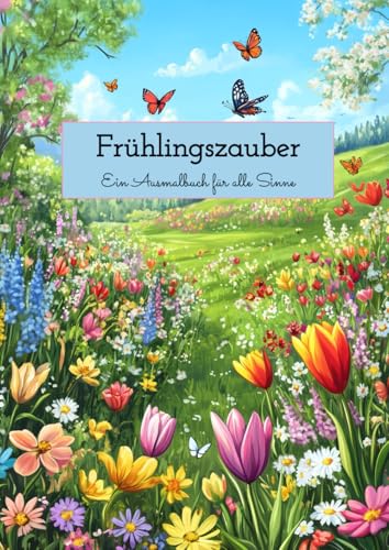 Frühlingszauber: Ein Ausmalbuch für alle Sinne von Independently published