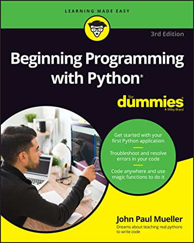 Beginning Programming with Python For Dummies von Wiley John + Sons