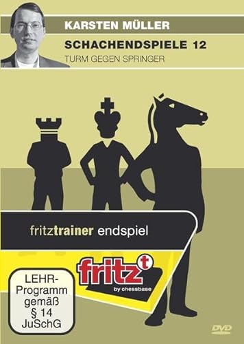 Schachendspiele 12: Turm gegen Springer: Video-Schachtraining