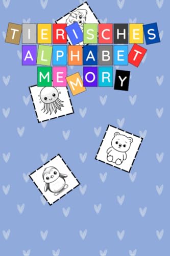 Tierisches Alphabet Memory zum ausmalen (Memory zum selber basteln)