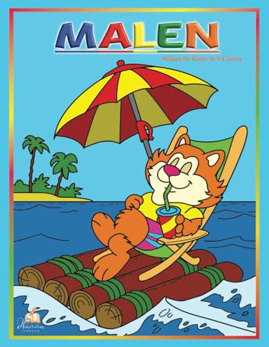 Malen-Malbuch für Kinder ab 4-6 Jahren: 50 witzige Ausmalbilder, vom lustigen Clown bis zur tollkühnen Piratenfahrt, für kleine Entdecker mit sprudelnder Fantasie Malen-Malbuch für Kinder ab 4-6 Jahren: 50 witzige Ausmalbilder, vom lustigen Clown bis zur tollkühnen Piratenfahrt, für kleine Entdecker mit sprudelnder Fantasie