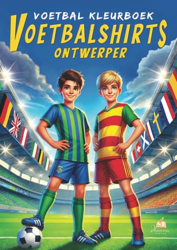 Voetbal Kleurboek - Voetbalshirts Ontwerper: 100 zwart-wit illustraties van de uit- en thuis-shirts van Europa's top 50 clubs voor kinderen. von dhamma Verlag