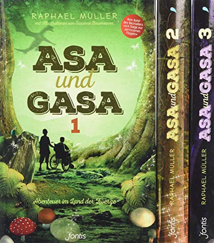 Aktionspaket "Asa und Gasa 1–3" (Asa und Gasa: Abenteuer im Land der Zwerge)
