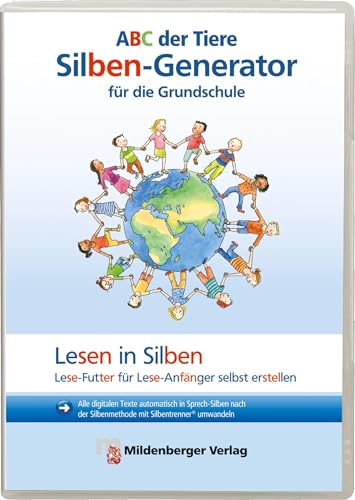ABC der Tiere – Silben-Generator für die Grundschule (CD-ROM), Einzellizenz: Lese-Futter für Lese-Anfänger selbst erstellen: Silben-Generator für die Grundschule, Einzellizenz