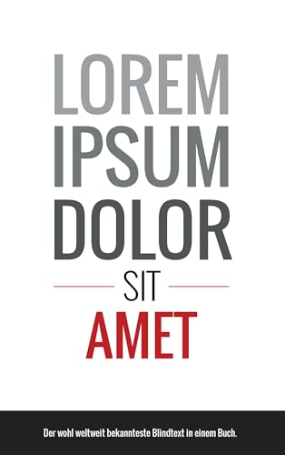 Lorem Ipsum: Der wohl weltweit bekannteste Blindtext in einem Buch