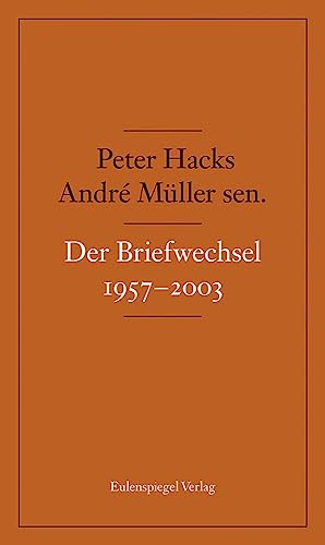 Der Briefwechsel 1957-2003