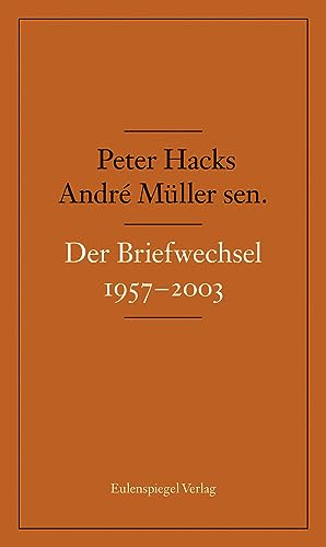 Der Briefwechsel 1957-2003