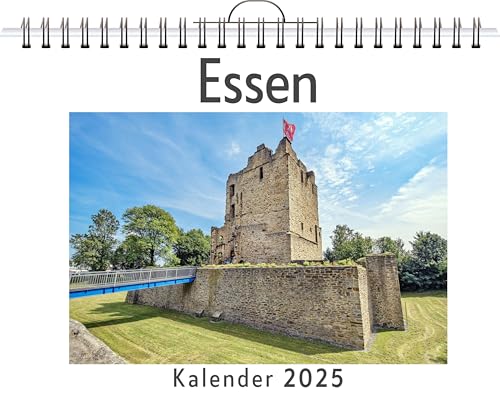 Essen - (Wandkalender 2025, Kalender DIN A4 quer, Monatskalender im Querformat mit Kalendarium, das perfekte Geschenk) von FlipFlop