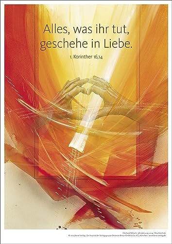 Jahreslosung Münch 2024, Kunstdruck A4 von Droemer Knaur*