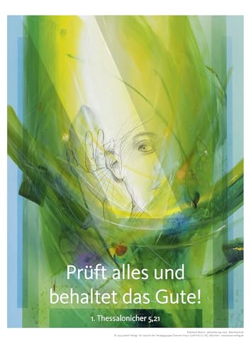 Jahreslosung Münch 2025, Kunstdruck A3 Jahreslosung Münch 2025, Kunstdruck A3 von bene!