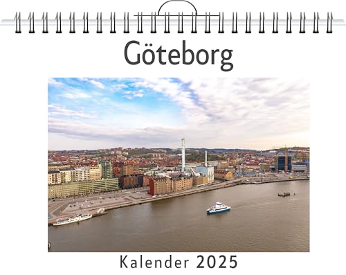 Göteborg - (Wandkalender 2025, Kalender DIN A4 quer, Monatskalender im Querformat mit Kalendarium, das perfekte Geschenk) von FlipFlop