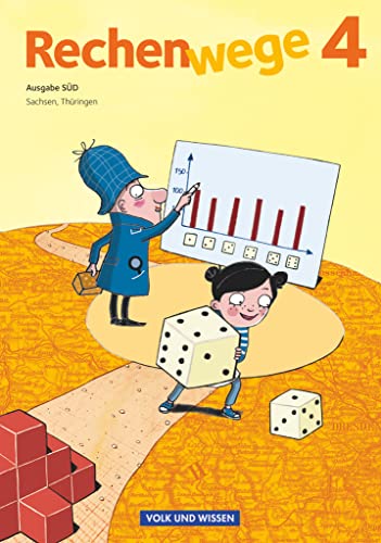 Rechenwege - Süd - Aktuelle Ausgabe - 4. Schuljahr: Schulbuch mit Kartonbeilagen von Cornelsen Verlag GmbH