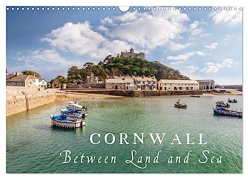 Cornwall - Between Land and Sea (Wall Calendar 2025 DIN A3 landscape), CALVENDO 12 Month Wall Calendar: Discover the fascinating coastlines, the rough beauty and the purity of Cornwall. von Calvendo