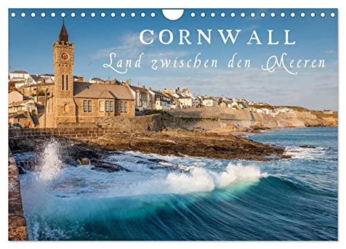 Cornwall - Land zwischen den Meeren (Wandkalender 2025 DIN A4 quer), CALVENDO Monatskalender von CALVENDO