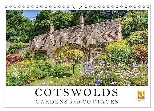 Cotswolds Gardens and Cottages (Wandkalender 2025 DIN A4 quer), CALVENDO Monatskalender von CALVENDO