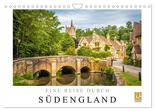 Eine Reise durch Südengland (Wandkalender 2025 DIN A4 quer), CALVENDO Monatskalender von CALVENDO