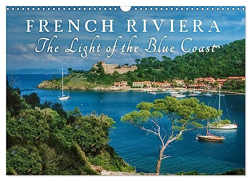 French Riviera The Light of the Blue Coast (Wall Calendar 2025 DIN A3 landscape), CALVENDO 12 Month Wall Calendar: Let yourself be captivated by the magical light of the French Mediterranean coast.